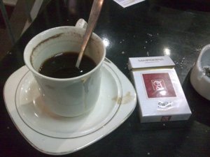 coffe and cigarette